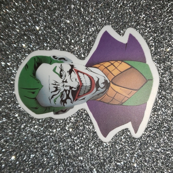 DC COMICS Batman Joker Waterproof Sticker Smile - Picture 1 of 9